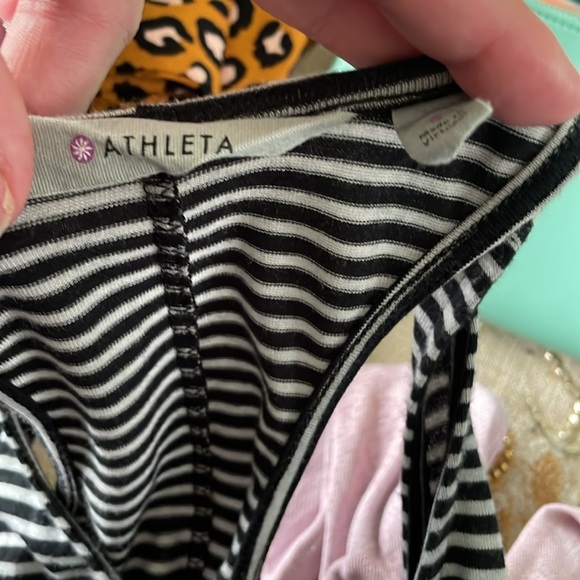 Athleta striped razor back tank - Picture 4 of 5